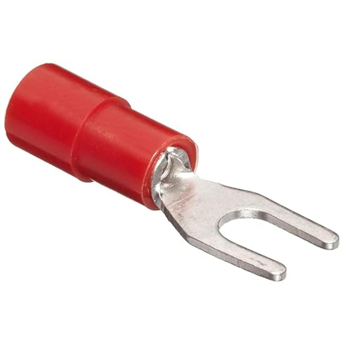 Morris Productos 11614 Spade Terminal Nylon Rojo 22