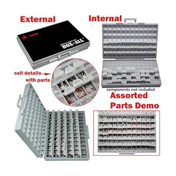 SMD SMT condensador de resistencia 1206 0805 0603 caja_3