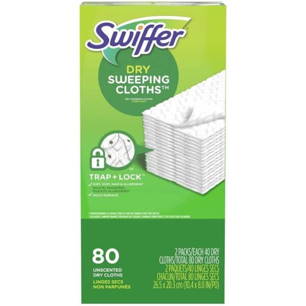 Swiffer Swiffer Sweeper Recambio de tela seca 80 unidades_1