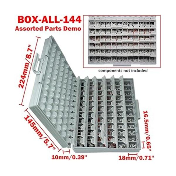 SMD SMT condensador de resistencia 1206 0805 0603 caja_2