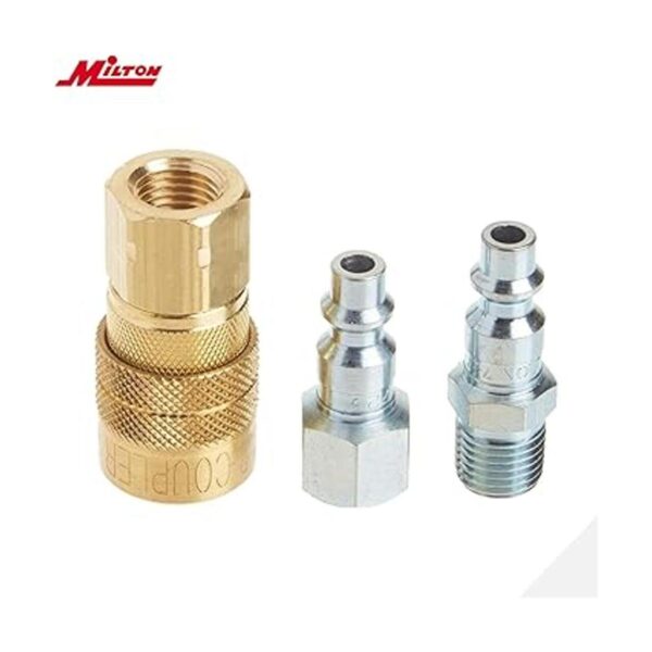 Milton S210 NPT kit acople y conector macho NPT 14 12