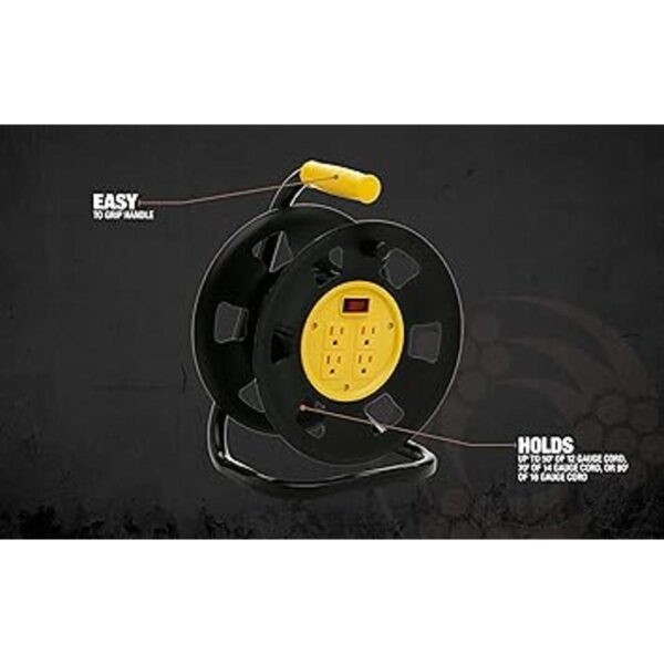 Designers Edge E230 Retractable Extensión cable Carrete de