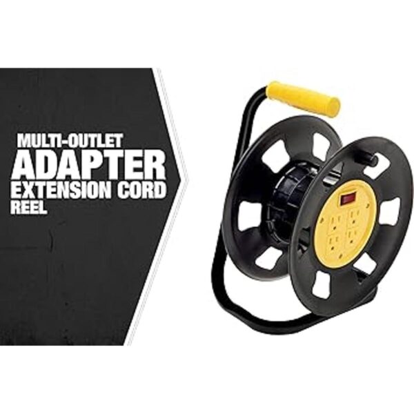 Designers Edge E230 Retractable Extensión cable Carrete de