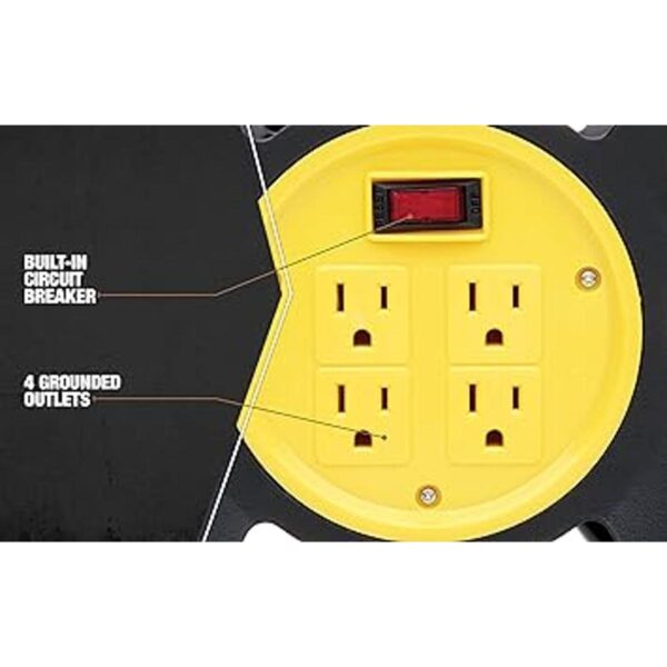 Designers Edge E230 Retractable Extensión cable Carrete de