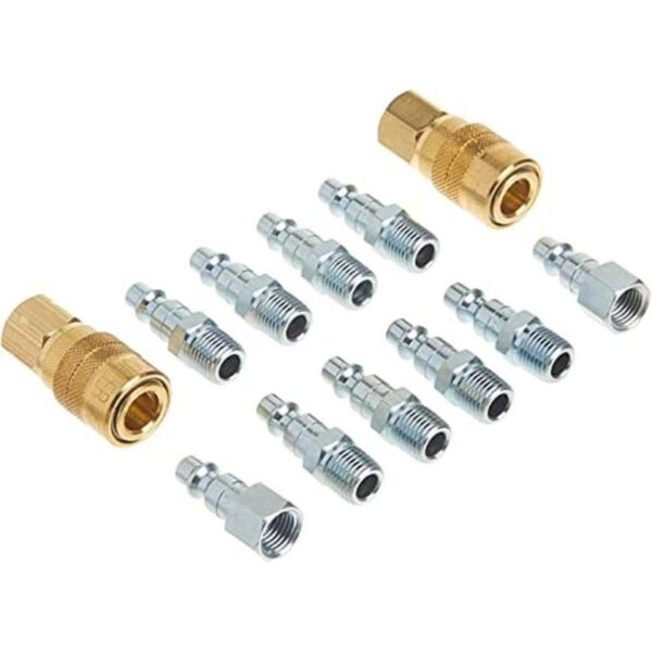 Milton S210 NPT kit acople y conector macho NPT 14 12