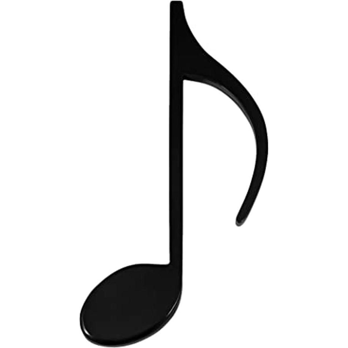 Broadway Gifts 8th Octava nota musical brillante negro 9