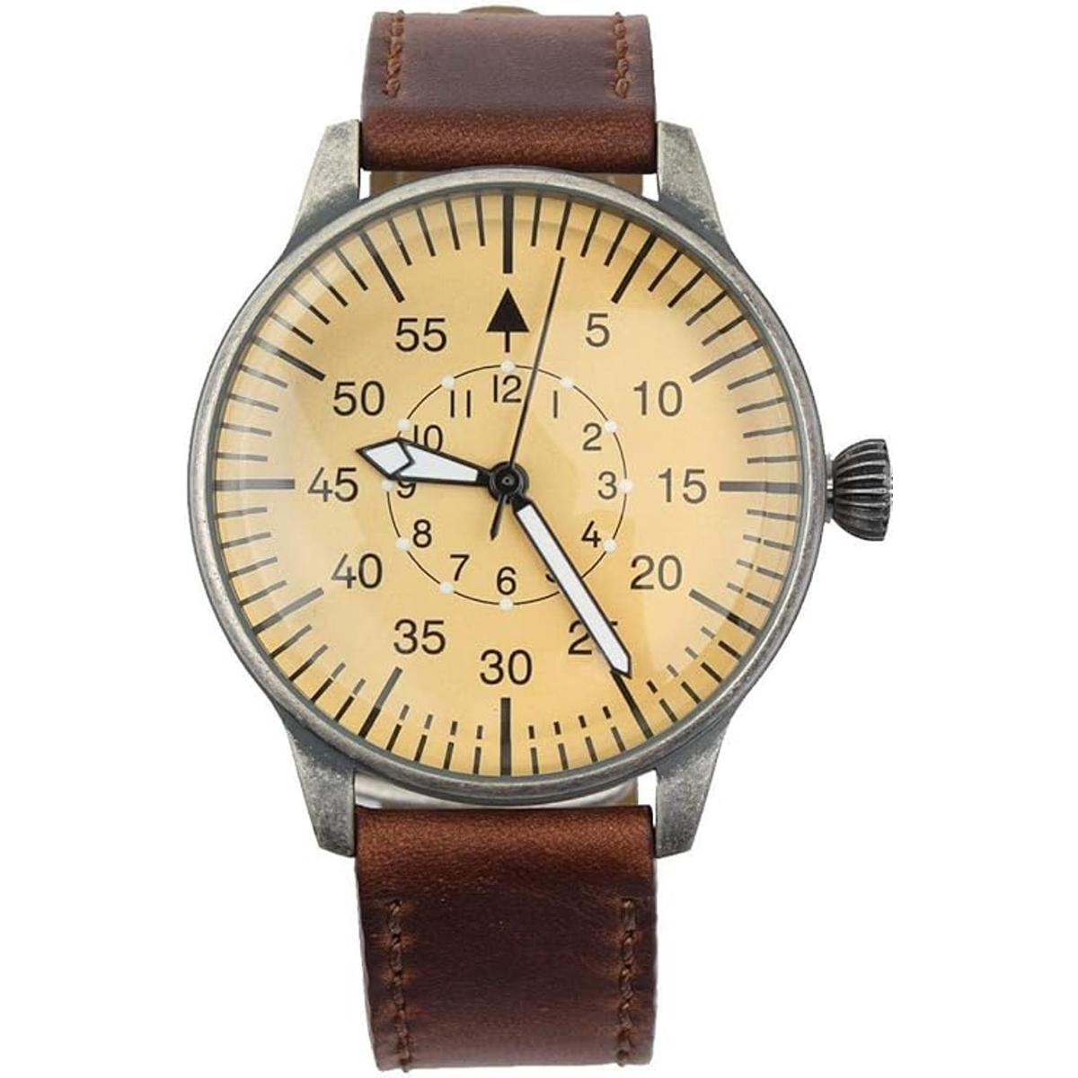 MilTec Luftwaffe Me109 Aviator Reloj de pulsera para