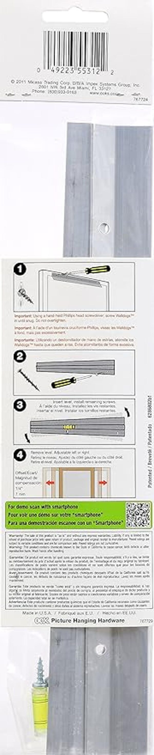 Kit OOK 55312 Hangman para colgar cuadros de 13 piezas