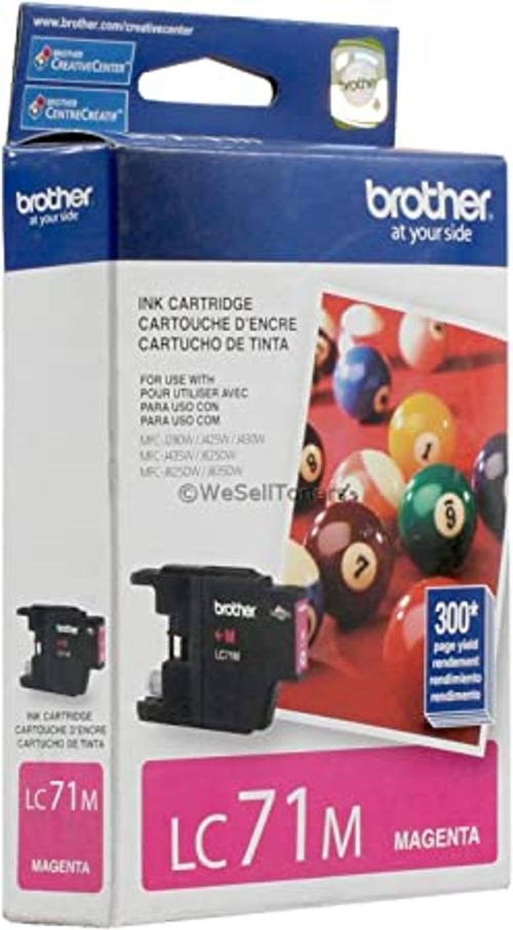 Brother Impresora LC71M Standard Yield Magenta Tinta