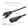 StarTech PXT1011 cable de alimentación estándar para_4