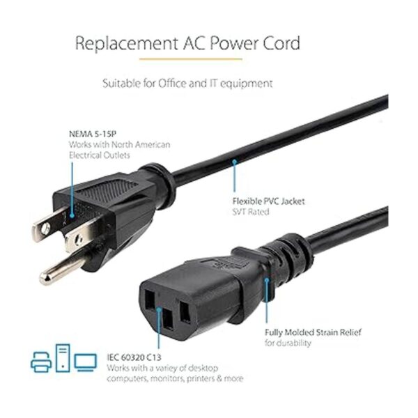 StarTech PXT1011 cable de alimentación estándar para_4