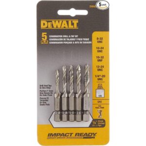 DEWALT Juego de grifos de taladro 5 piezas DWADT5SET_1