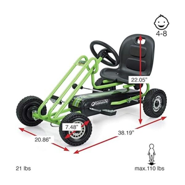 Pedal Go Kart Hauck carrera verde
