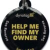Dynotag Placa identificatoria inteligente redonda con_1