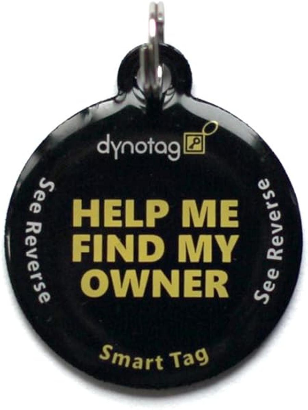 Dynotag Placa identificatoria inteligente redonda con