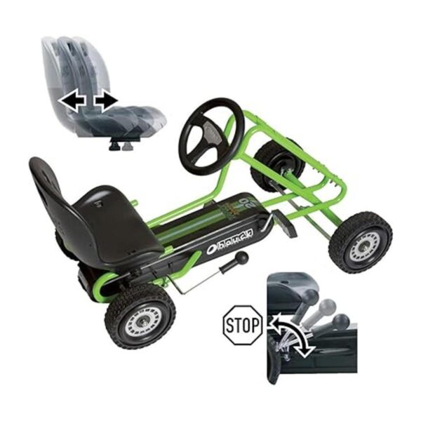 Pedal Go Kart Hauck carrera verde