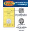 Bolsa de repuesto para Kenmore Canister tipo C. Compatible