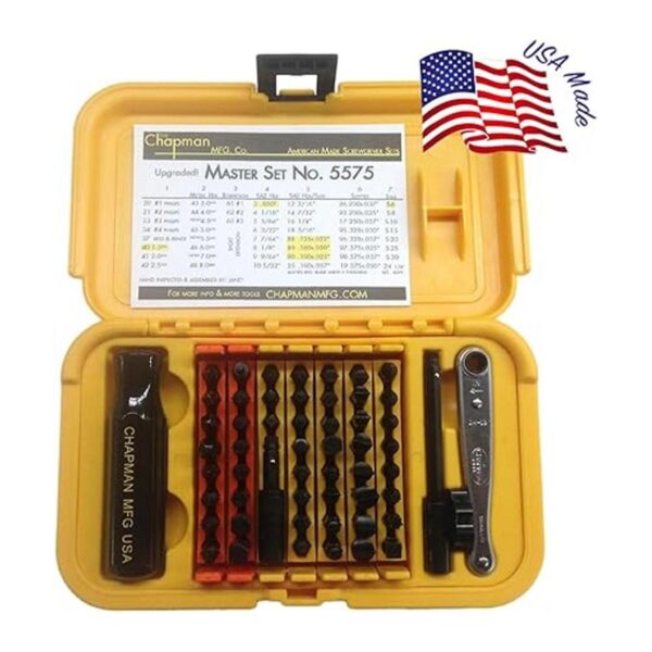 Chapman MFG 5575 Juego de destornilladores maestros