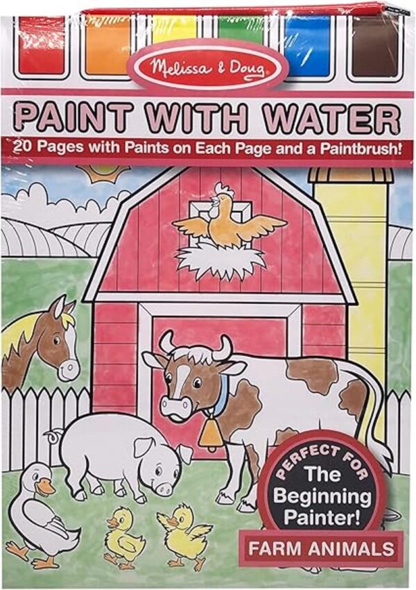 Melissa Doug Pinta con agua animales de granja 20