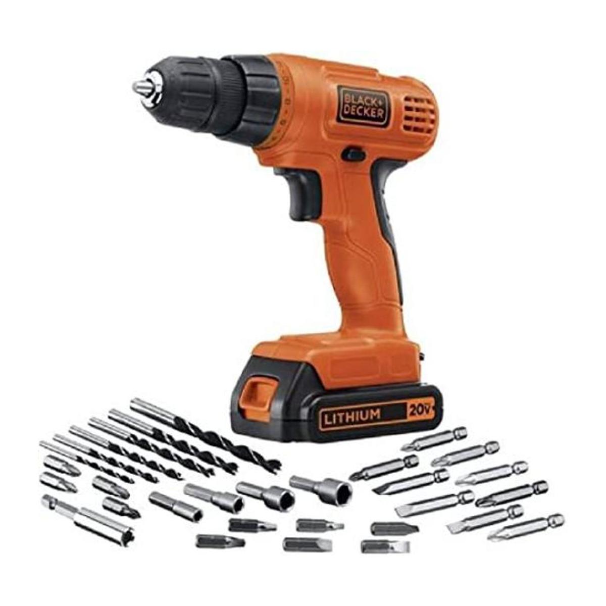 Black Decker Taladro inalámbrico 20 V MAX