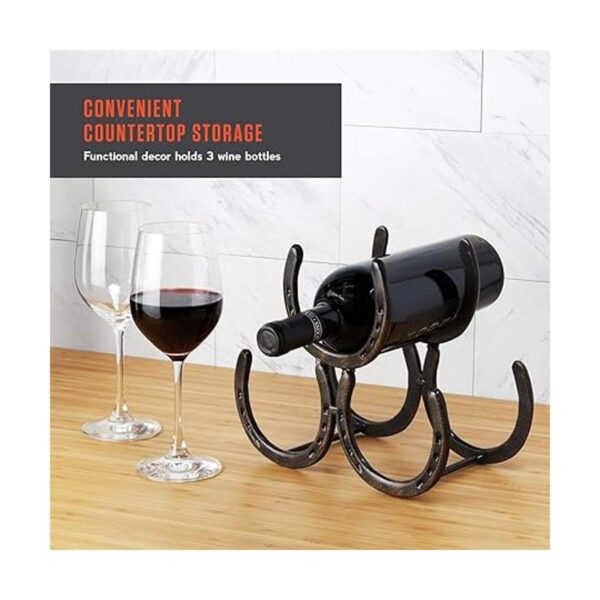 Foster Centeno Horseshoe Encimera 3 Estante de metal y