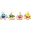Hape rompecabezas con taquetes de madera creativo para niño_3