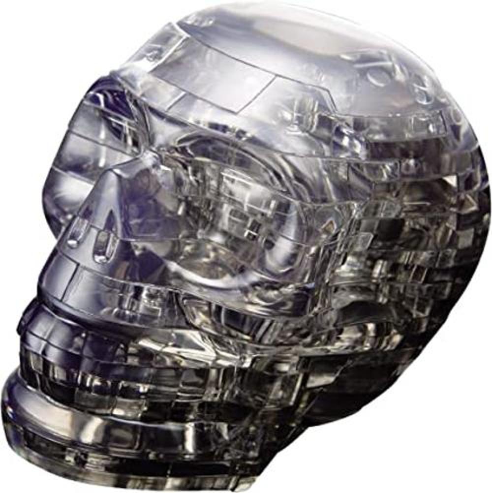 Rompecabezas de cristal 3D original calavera negra