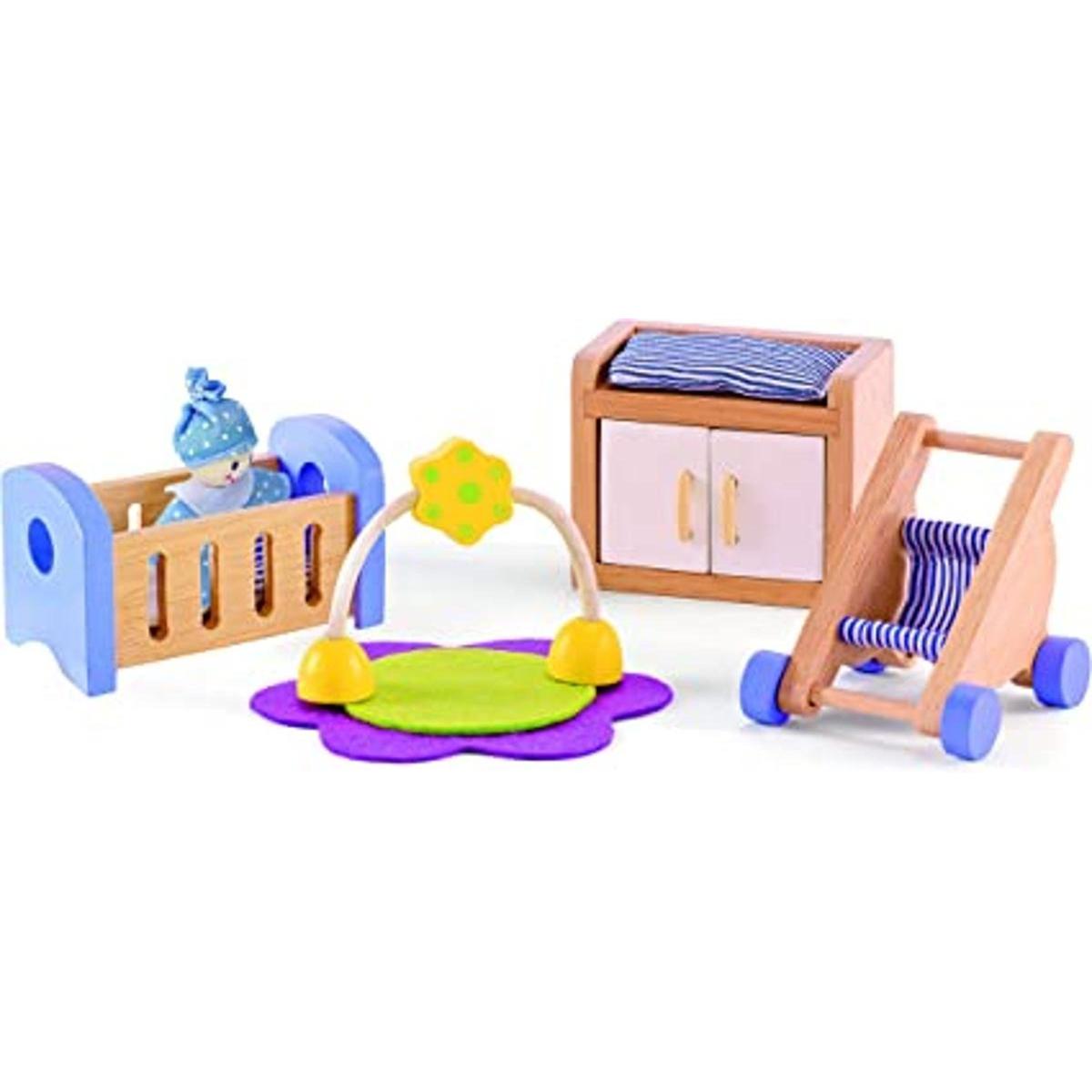 Hape muebles de madera para casa de muñecas sector