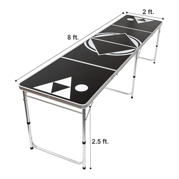 Red Cup Pong mesa de Beer Pong de 8 pulgadas ligera y_4