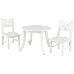 Set de mesa y silla KidKraft little Doll Blanco_1