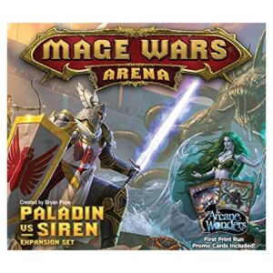 Mage Wars Arena Paladin vs Siren Expansion Juego de mesa_1