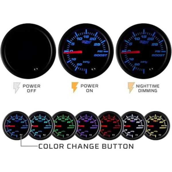 GlowShift medidor de temperatura de agua 7 colores ahumado_3