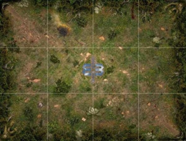 Mage Wars Arena straywood Bosque Playmat Junta Juego_1