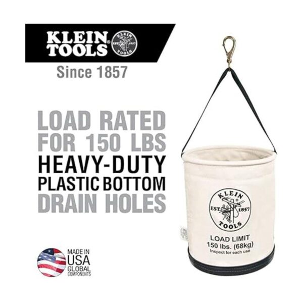 Klein Tools 5109SLR Cubo de lona cubo de herramientas_2
