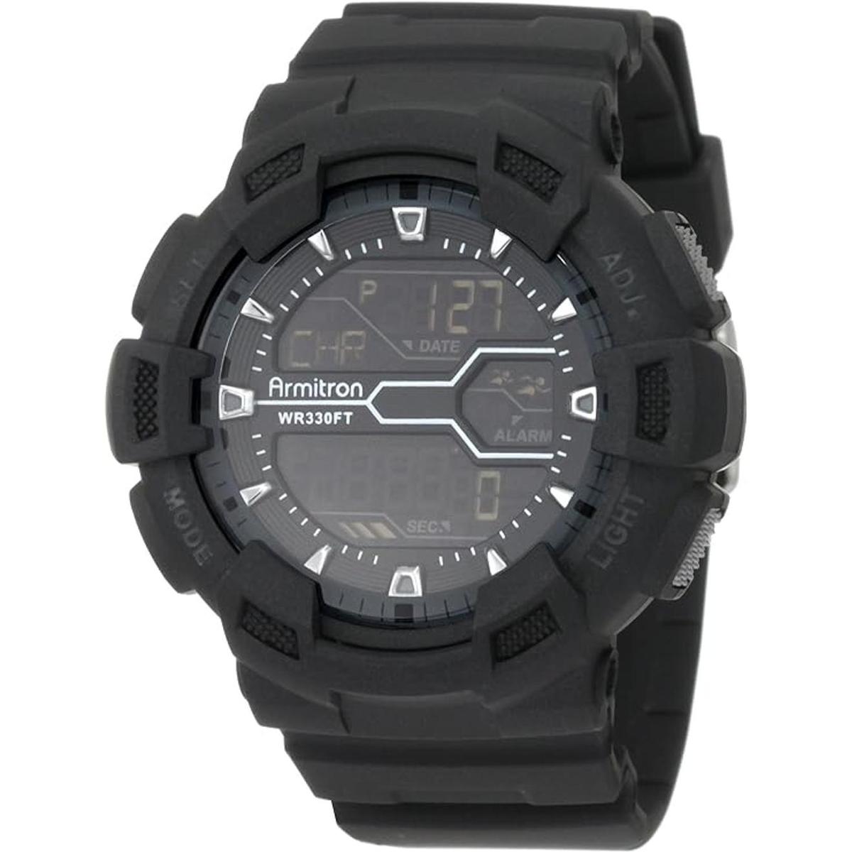 Armitron Sport 408246MBLK Reloj cronógrafo digital de