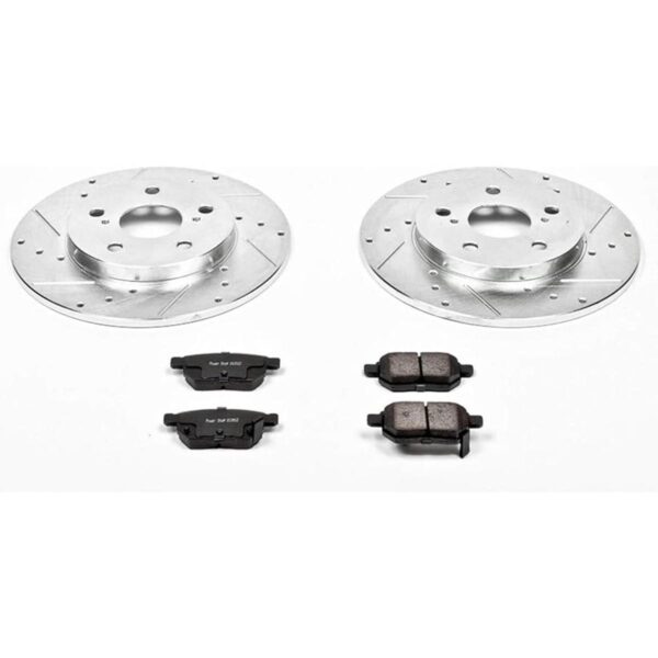Power Stop K4737 trasero Z23 pastillas de freno de fibra_3