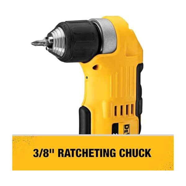 DeWalt DCD740B taladro ángulo recto batería de ion de_5