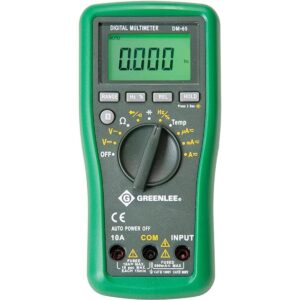Greenlee Temperatura de tapa Dmm 1000V AcDC 10A_1