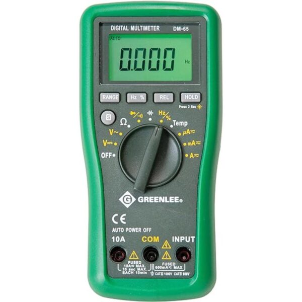 Greenlee Temperatura de tapa Dmm 1000V AcDC 10A_1