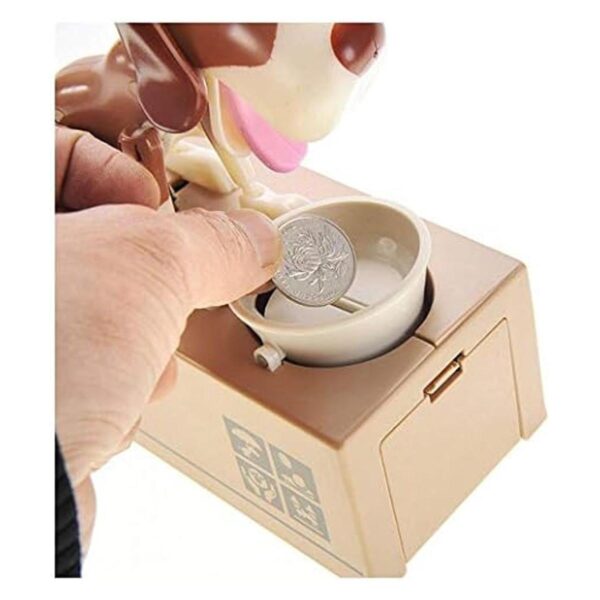 Juguete caja de dinero come monedas robótico My Dog Piggy_2