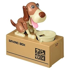 Juguete caja de dinero come monedas robótico My Dog Piggy_1