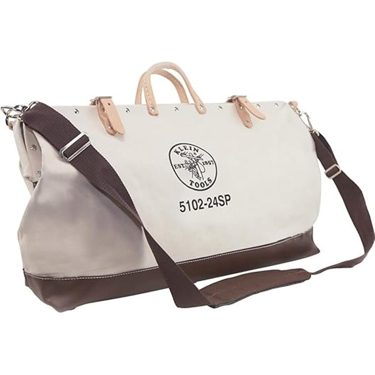 Bolso de lujo para herramientas Klein Tools de lona hecha