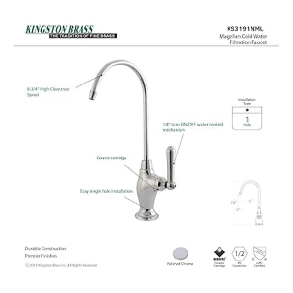 KB Magellan de 14 de giro llave de Filtración de Agua_5