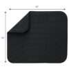 Envision Home Plato de microfibra secado mat Tela Negro L_3