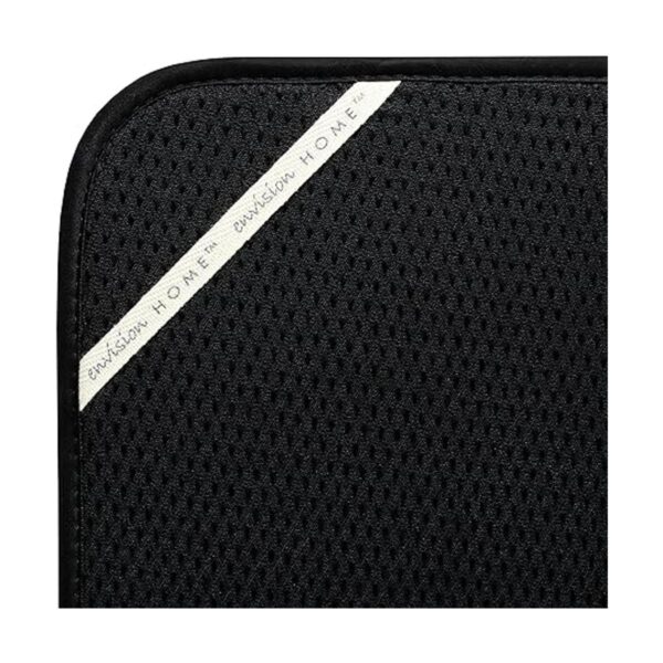 Envision Home Plato de microfibra secado mat Tela Negro L_2