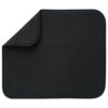 Envision Home Plato de microfibra secado mat Tela Negro L_1
