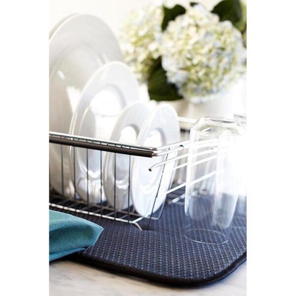 Envision Home Plato de microfibra secado mat Tela Negro L_5