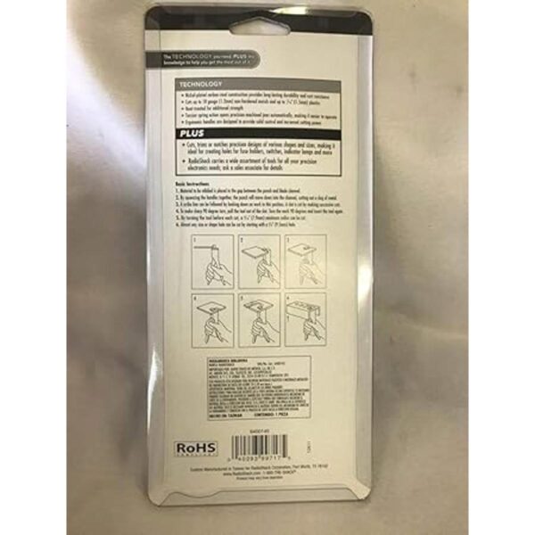 RadioShack HT204 Nibbling Tool nibbler metal cutter_4