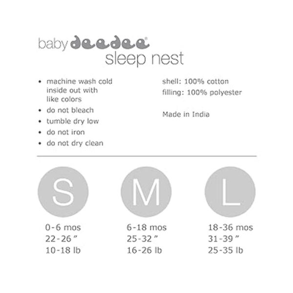 Saco de dormir para bebé nido para dormir de Baby Deedee_5