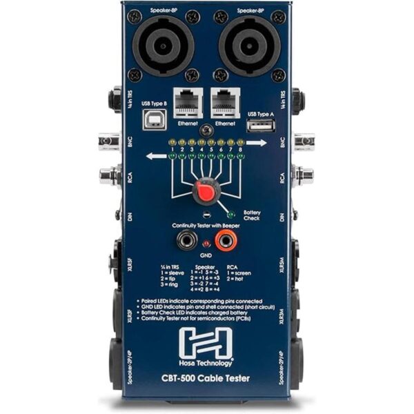 Hosa CBT500 Comprobador de cable de audio_2